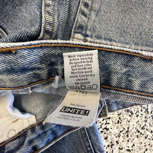 Vintage Calvin Klein Jeans Mens 36x30 Double Stonewash Made In USA 90's BMPP171 - Picture 9 of 12